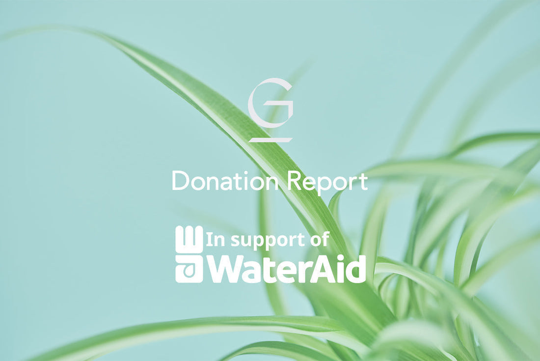 WaterAid Japanへ寄付のご報告