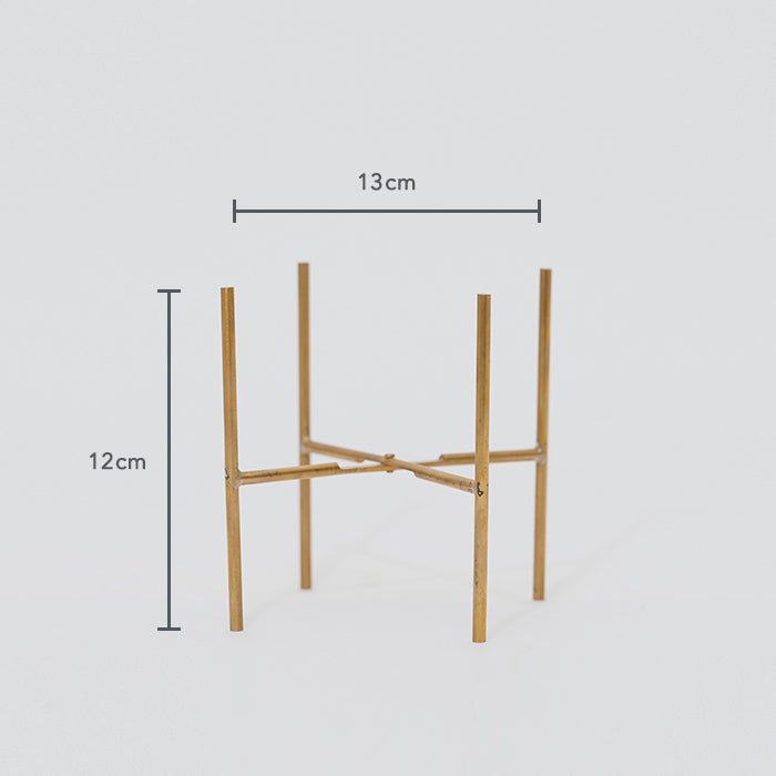 Brass Stand 真鍮製の植物スタンド｜土を使わない観葉植物 – &Green