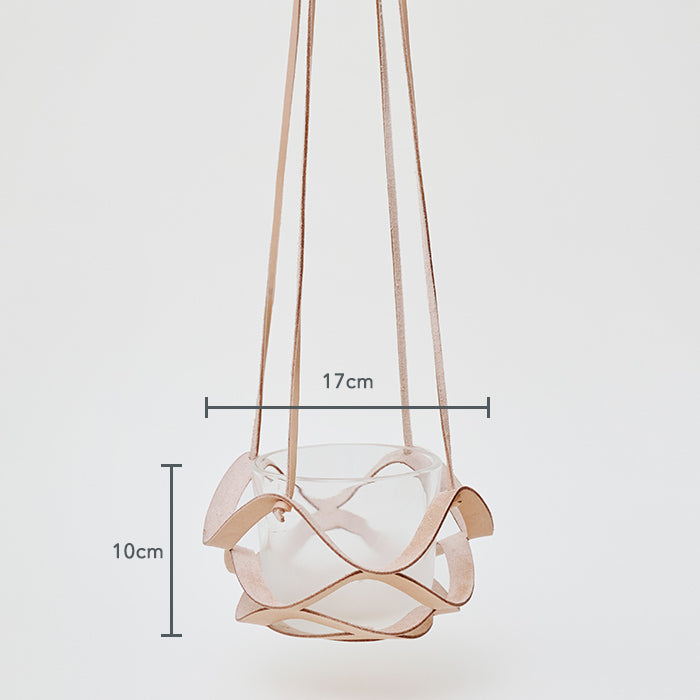 Hanging Leather（ハンギングレザー）｜土を使わない観葉植物 – &Green